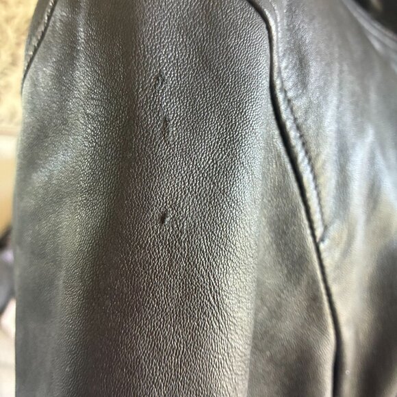 Vintage Colebrook Leather Jacket - Grungecore, Rockercore, Y2K, Goth, Sz M - Picture 10 of 10